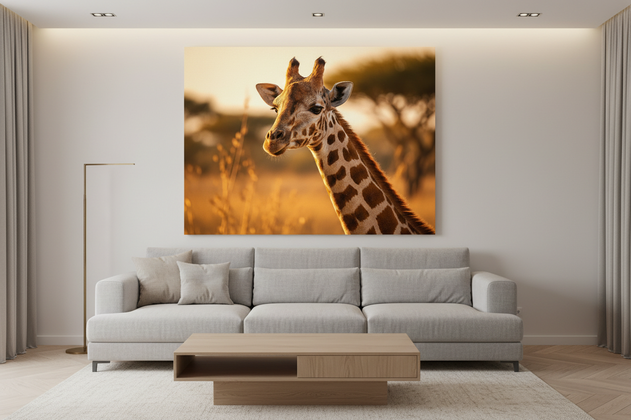 Pourquoi les tableaux girafes sont devenus incontournables en décoration ?