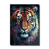 tableau tigre couleur