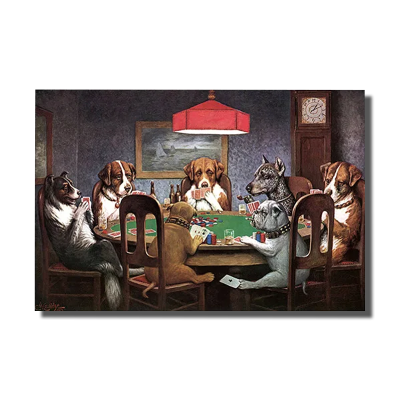chien poker tableau