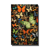 tableau peinture papillon abstrait