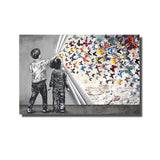 tableau moderne papillon