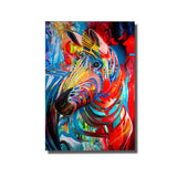 tableau pop art zebre
