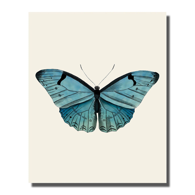tableau papillon bleu