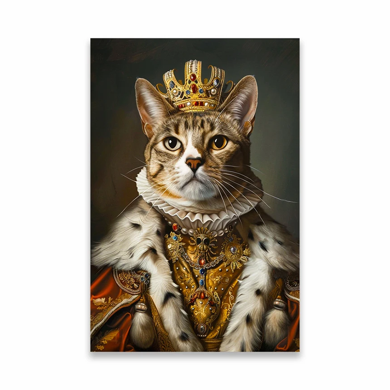 tableau chat roi