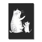 cadre toile chat