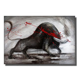 tableau taureau contemporain