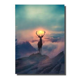toile imprimée cerf