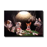 tableau chien poker