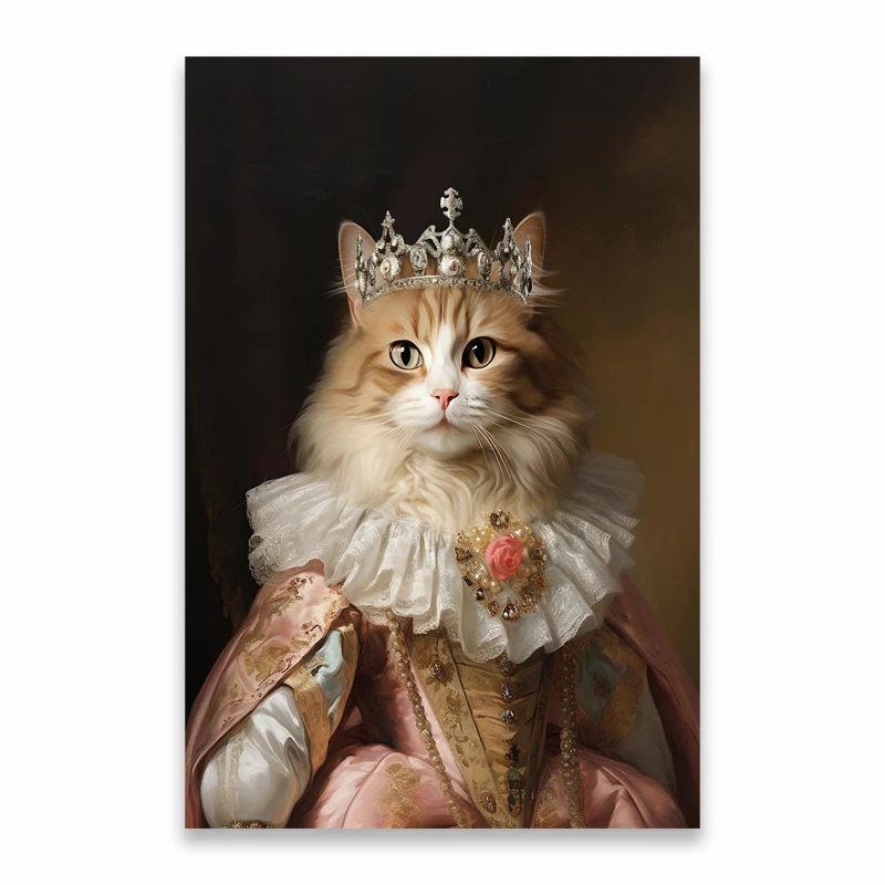 tableau portrait chat