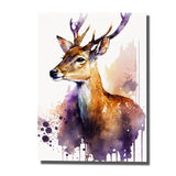 tableau cerf moderne