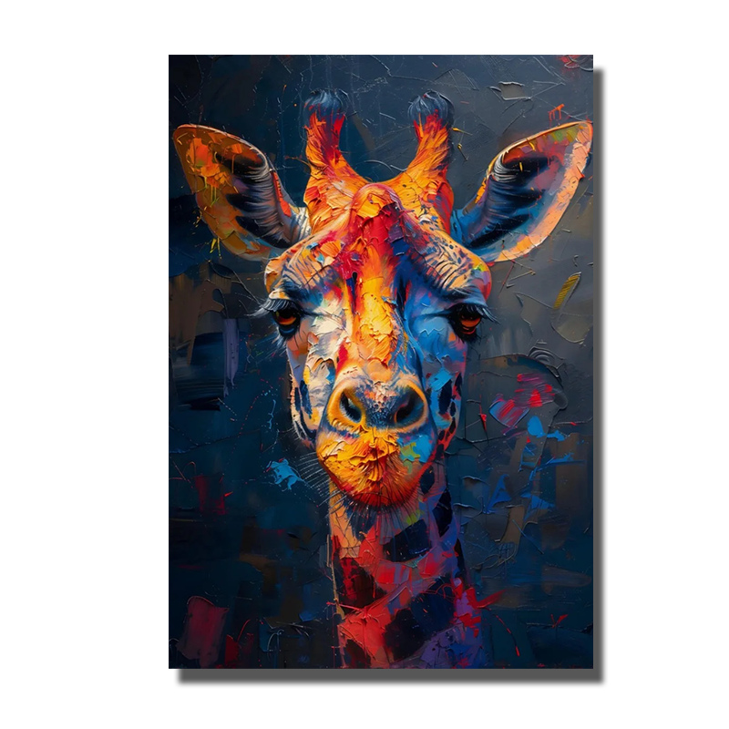 toile girafes pop
