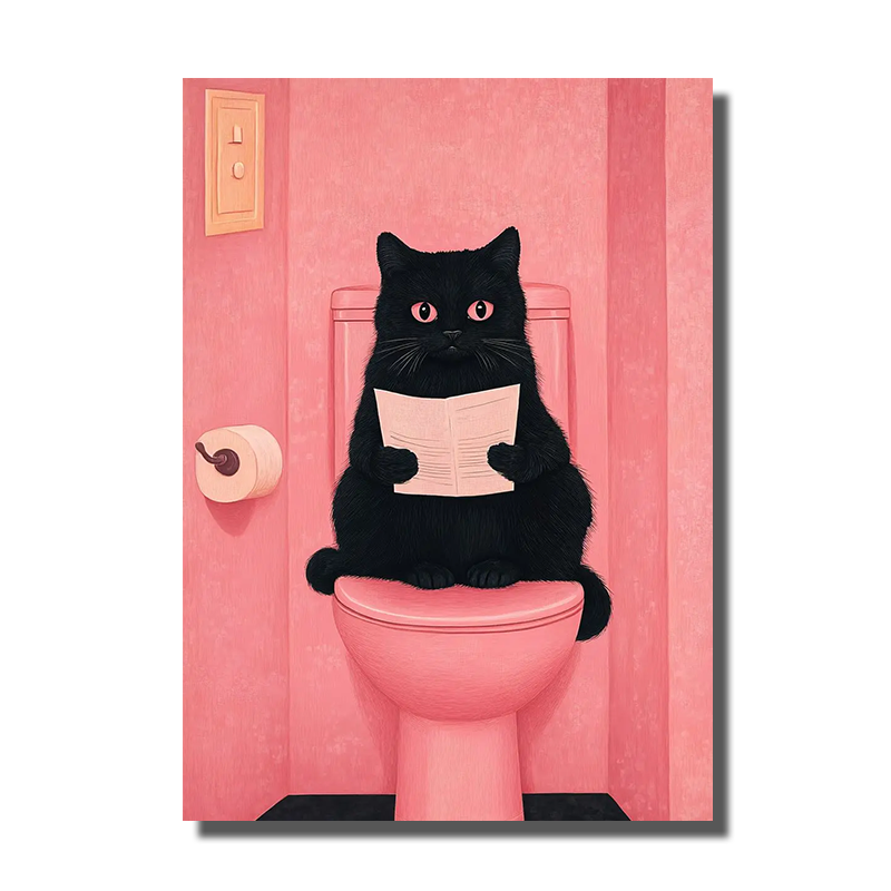 tableaux de chats rigolos