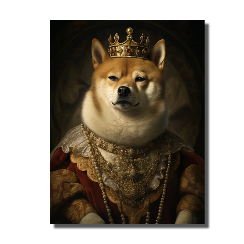 tableau chien aristocrate