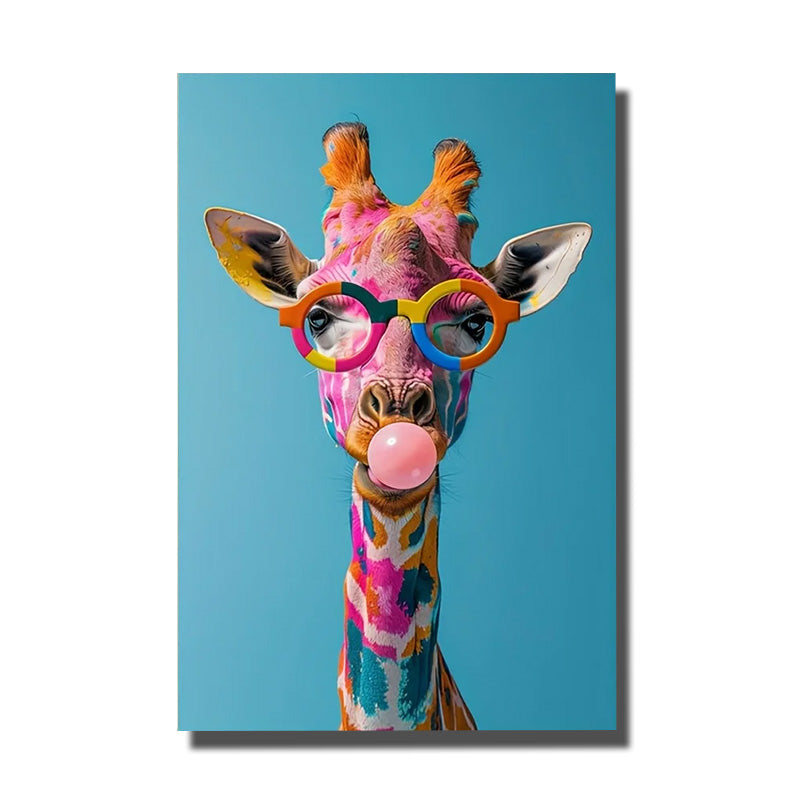 cadre girafe chewing gum