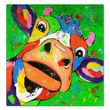 tableau pop art vache