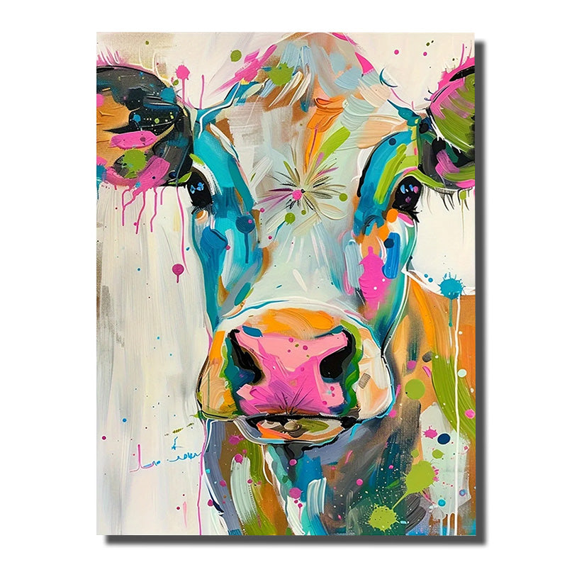 toile peinture vache