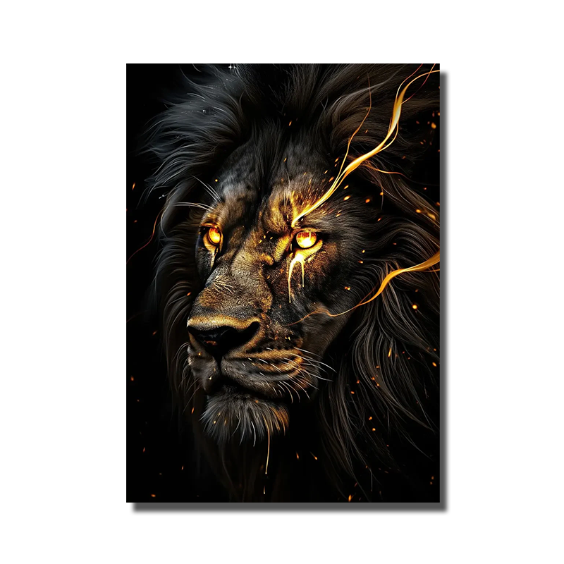 tableau lion xxl