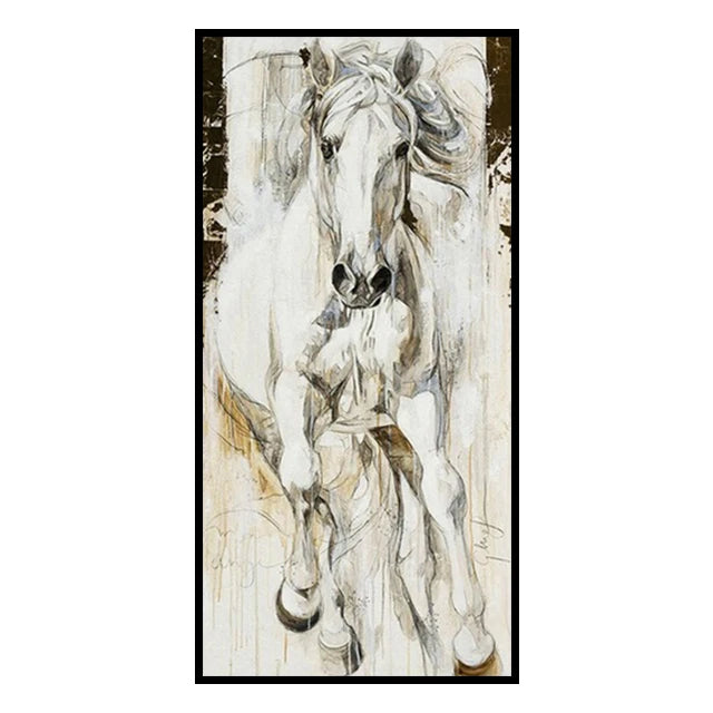 cheval tableau peinture
