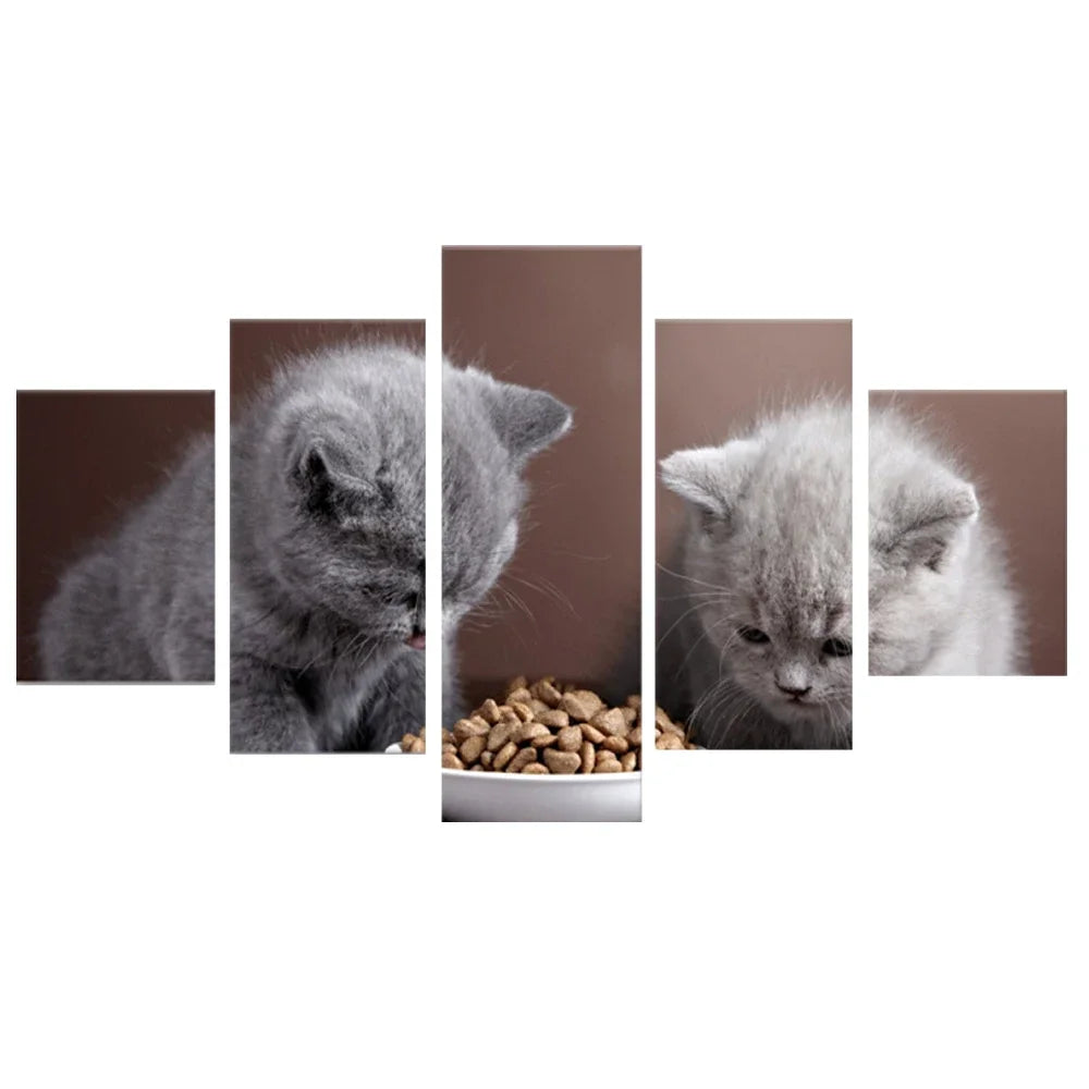 tableau chat gris