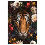 tableau jungle tigre