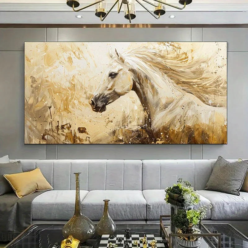 peinture tableau cheval