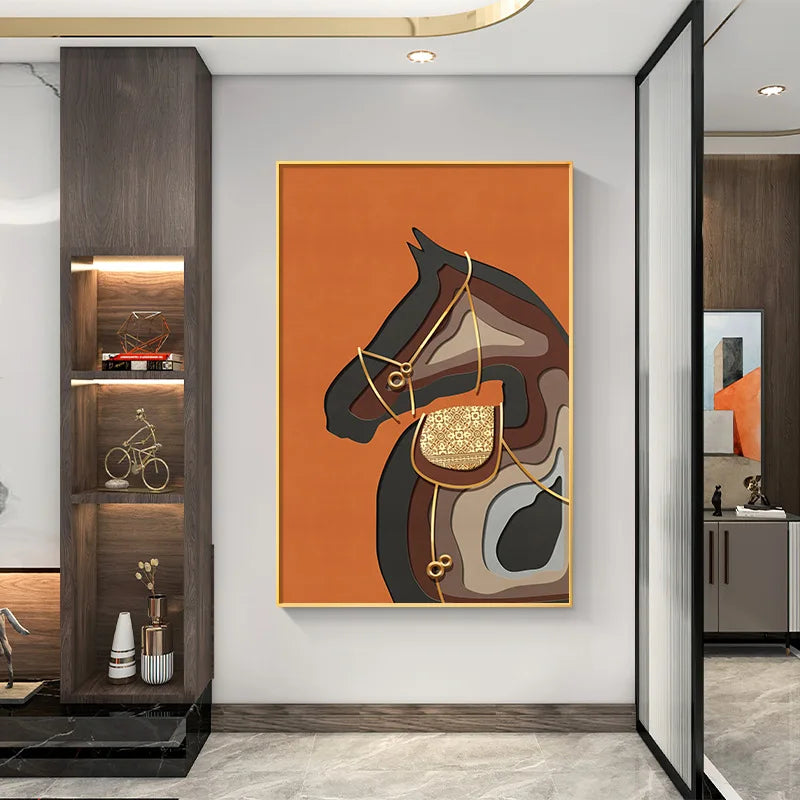 décoration cadre pour cheval