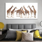 tableau girafe