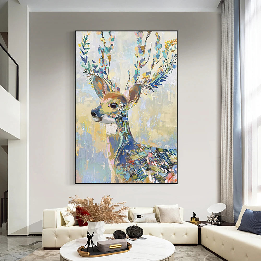 tableau cerf