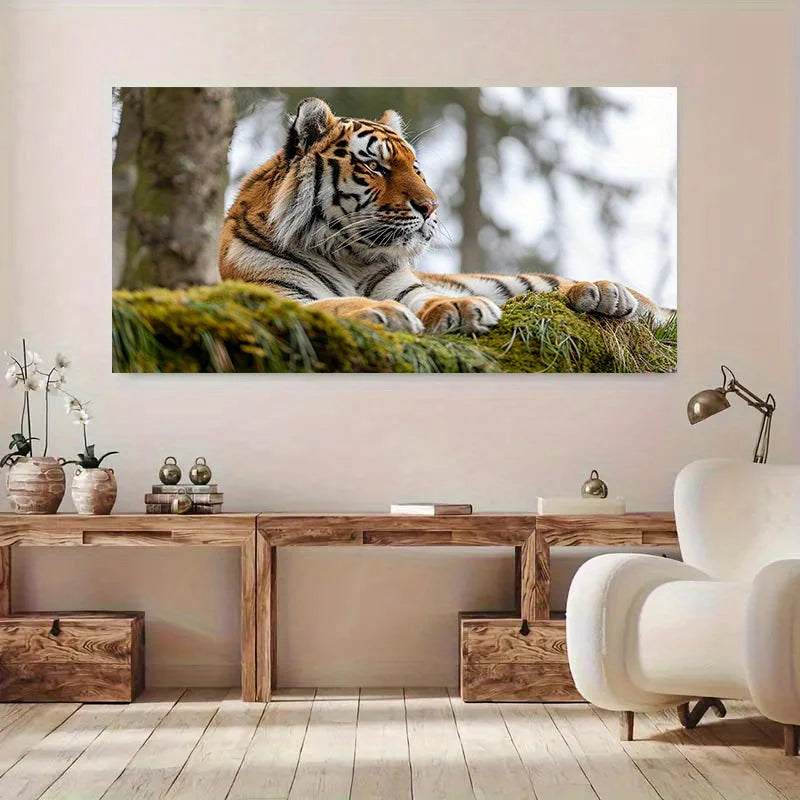 tableau avec tigre