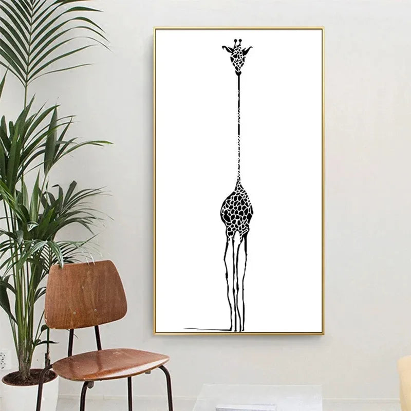 cadre girafe
