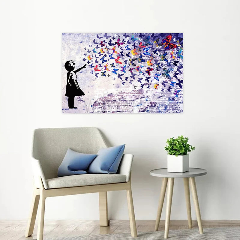 tableau décoratif papillon