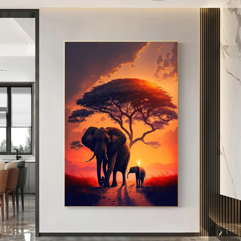 tableau éléphant