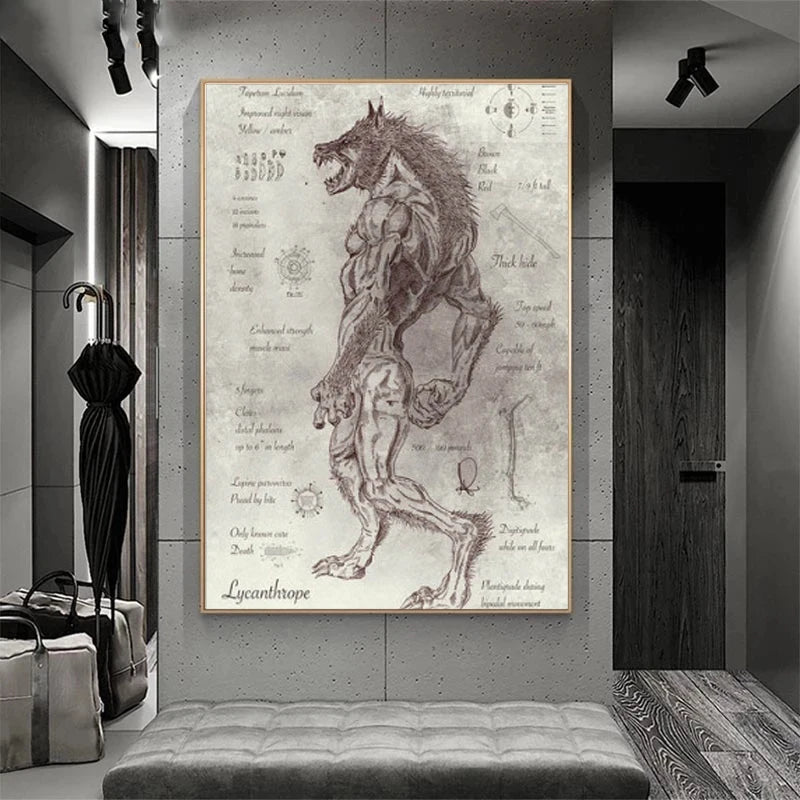 loup garou tableau