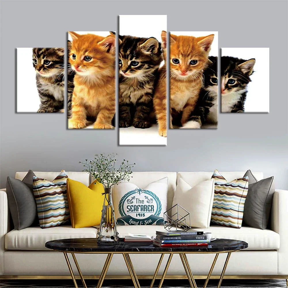 tableau avec des chats