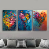 tableau papillon coeur