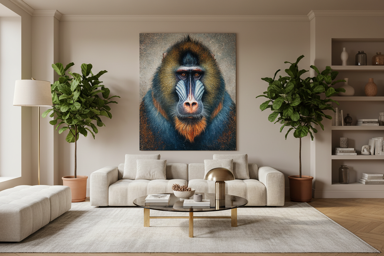 Quelle est la signification des tableaux de singes en décoration ?