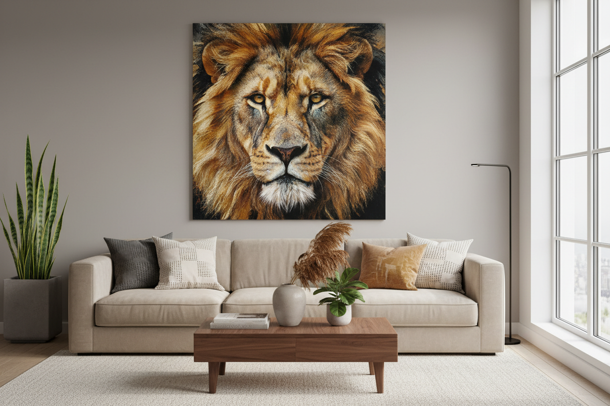 Tableau lion : quelle signification spirituelle et symbolique ?