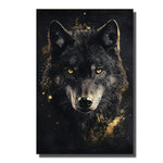 cadre tete de loup