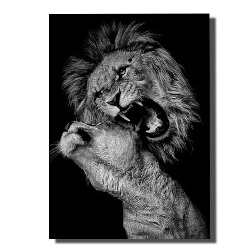 cadre lion lionne