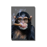 tableau singe cigare