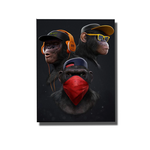3 singes tableau