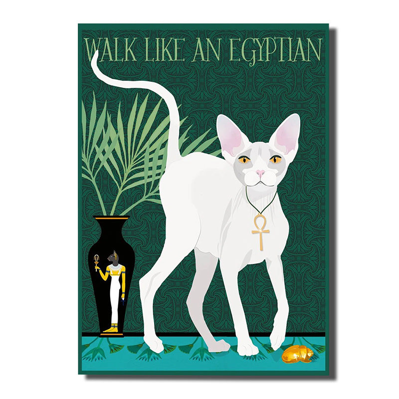 tableau avec un chat