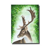 toile peinture cerf