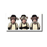 cadre des 3 singes