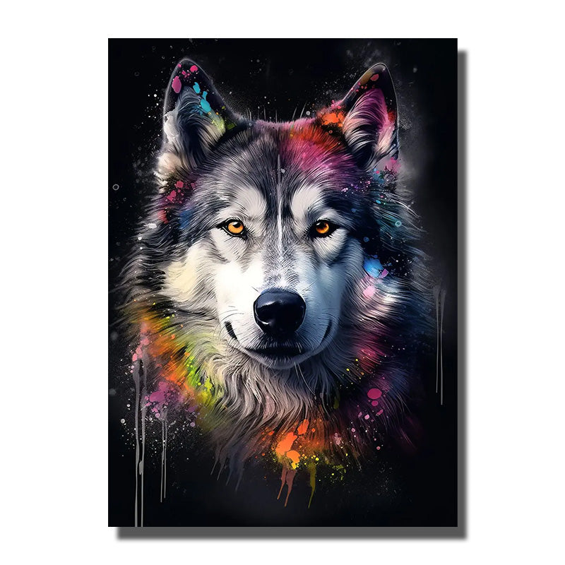 tableau tete de chien