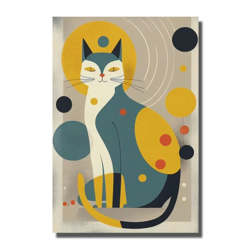 tableau chat moderne