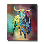 tableau taureau couleur