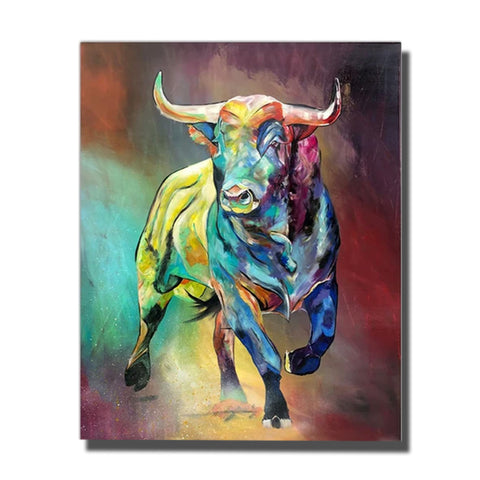 tableau taureau couleur
