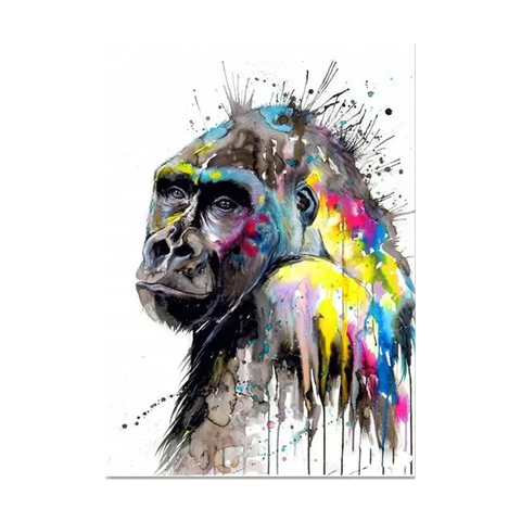 tableau street art gorille
