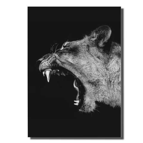tableau lionne